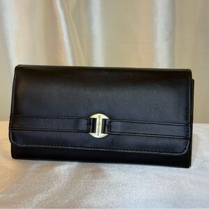 Diamicci Black Leather Wallet, Like New